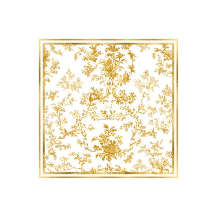 Carré de soie 88cm, Rajwa - Jardin d’été - Sisilk Summer Club - Sisilk