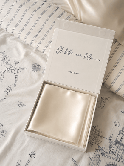 LA TAIE D'ORREILER EN SOIE DOLCE VITA - Sisilk