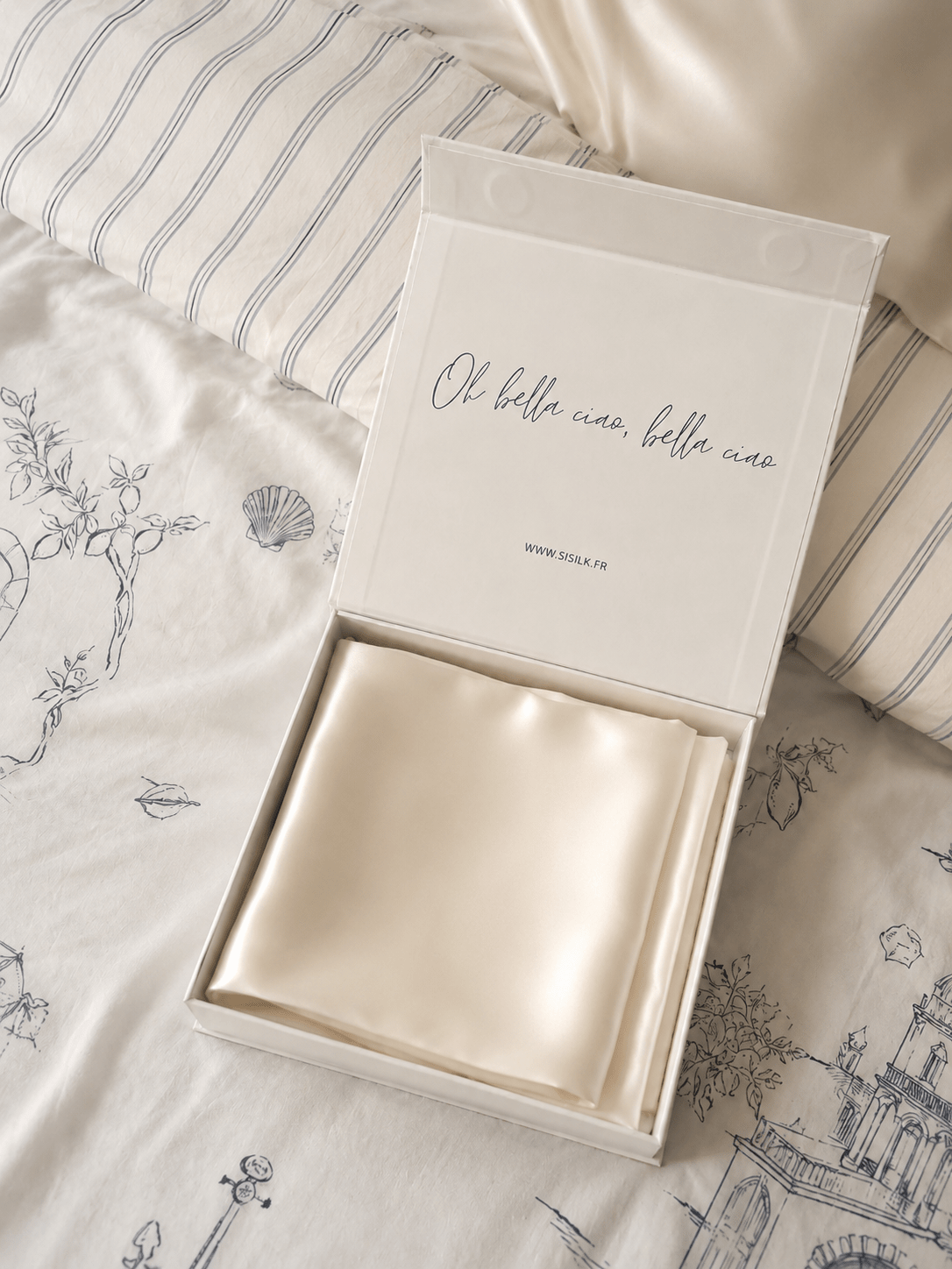 LA TAIE D'ORREILER EN SOIE DOLCE VITA - Sisilk