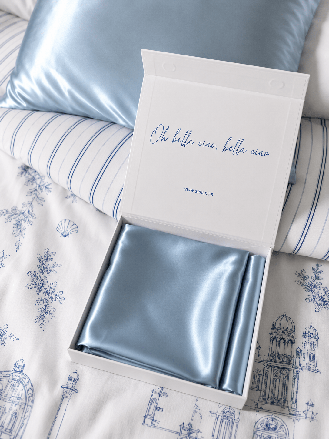 LA TAIE D'ORREILER EN SOIE DOLCE VITA - Sisilk