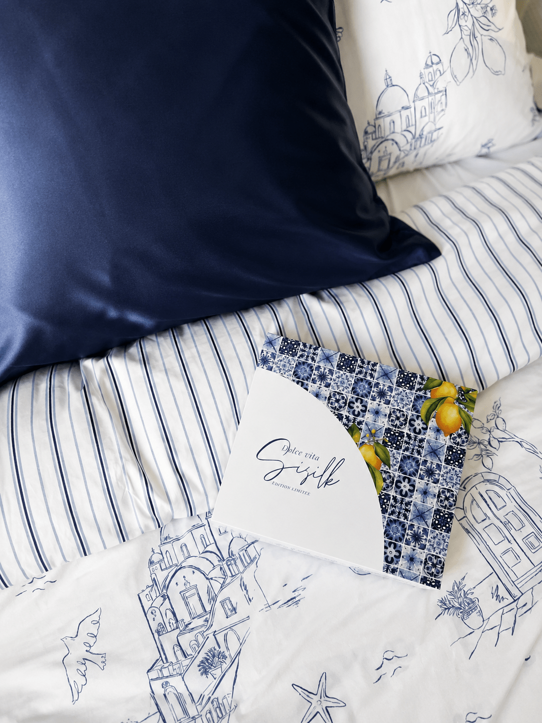 LA TAIE D'ORREILER EN SOIE DOLCE VITA - Sisilk