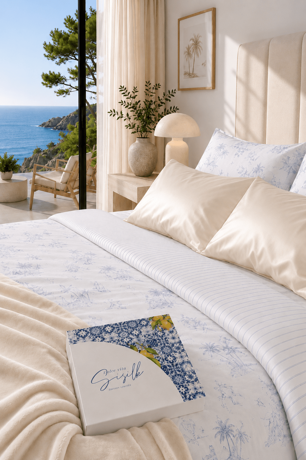 LA TAIE D'ORREILER EN SOIE DOLCE VITA - Sisilk