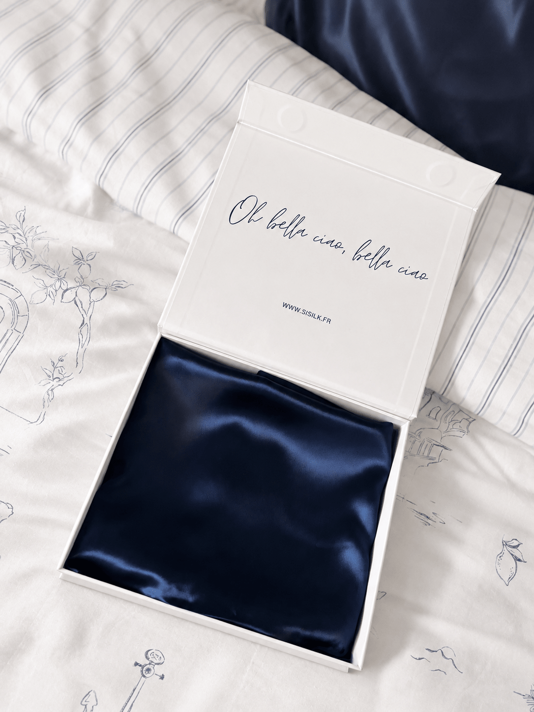 LA TAIE D'ORREILER EN SOIE DOLCE VITA - Sisilk