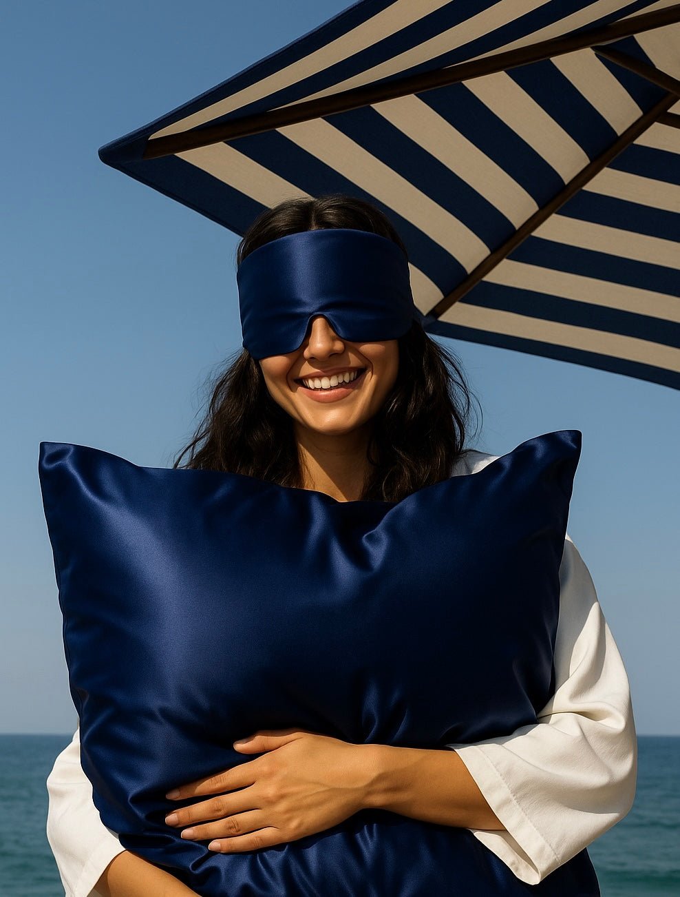 Masque de sommeil XXL en soie Sisilk - Obscurité totale - Sisilk