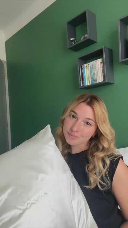 Taie d’Oreiller en Soie de Mûrier Premium Sisilk