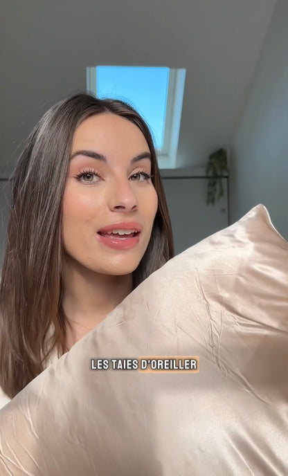 Taie d’Oreiller en Soie de Mûrier Premium Sisilk
